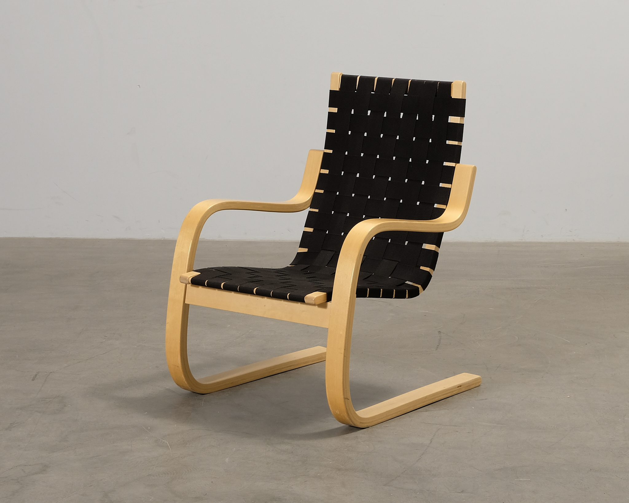 Artek 406 fåtölj svart