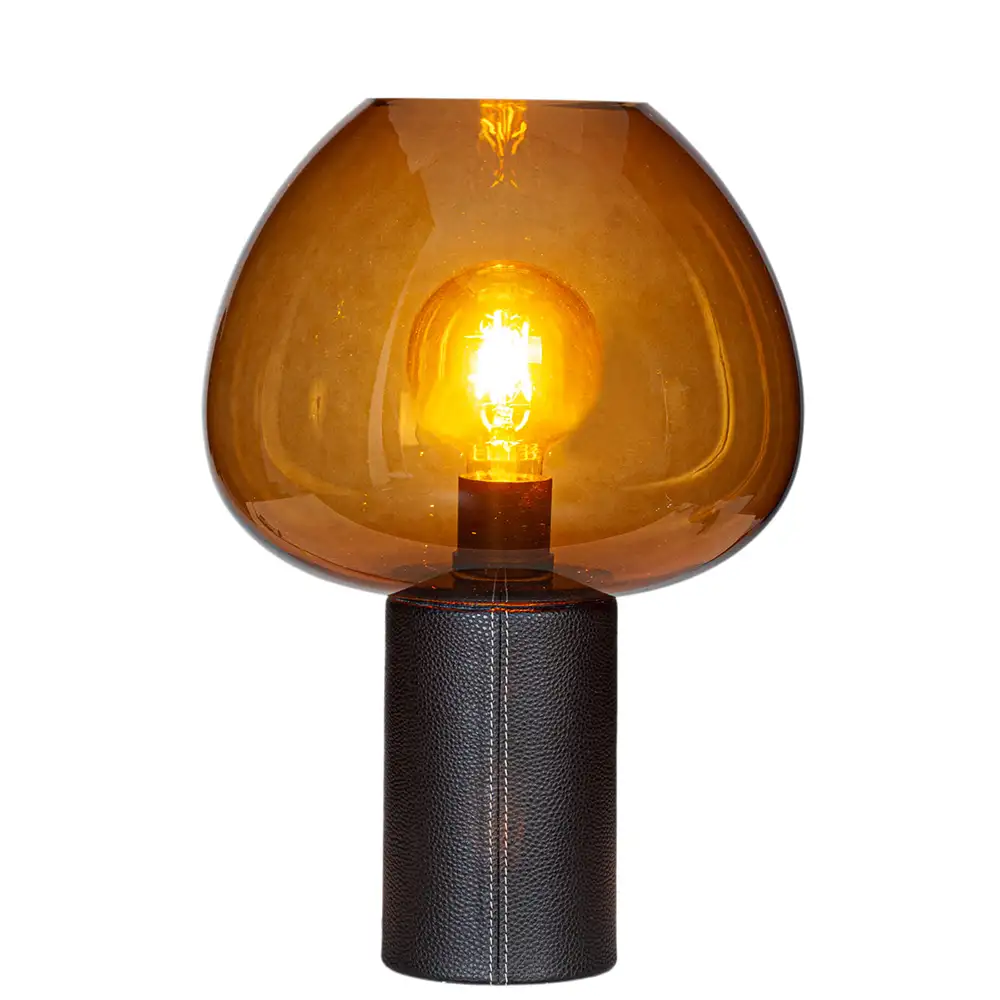 by Rydéns, Cozy Bordslampa Svart/konjak