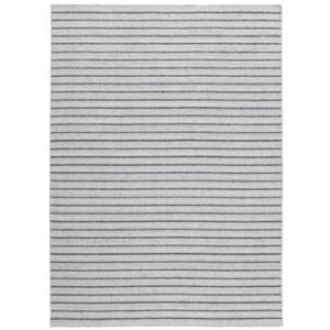 Rezas orientalisk x Nouveau Stripes matta grå 140 x 200 cm