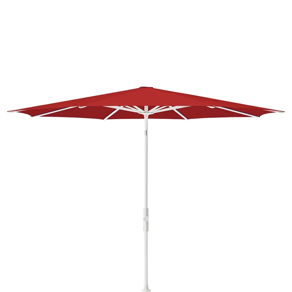 Glatz, Twist 270 cm parasoll matt white Kat.4 403 Carmine