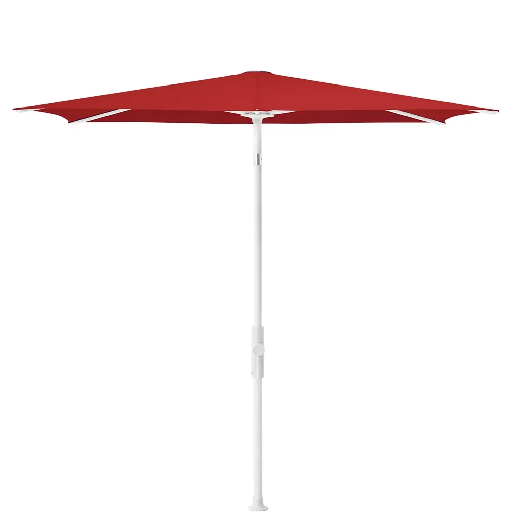 Glatz, Twist parasoll 250x200 cm matt white Kat.4 403 Carmine