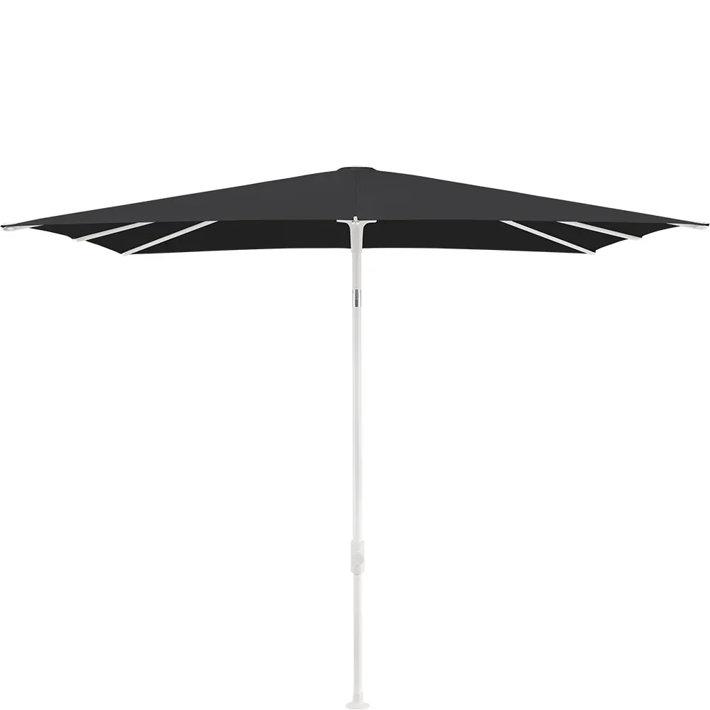 Glatz, Smart parasoll 240x240 cm matt white Kat.4 408 Black
