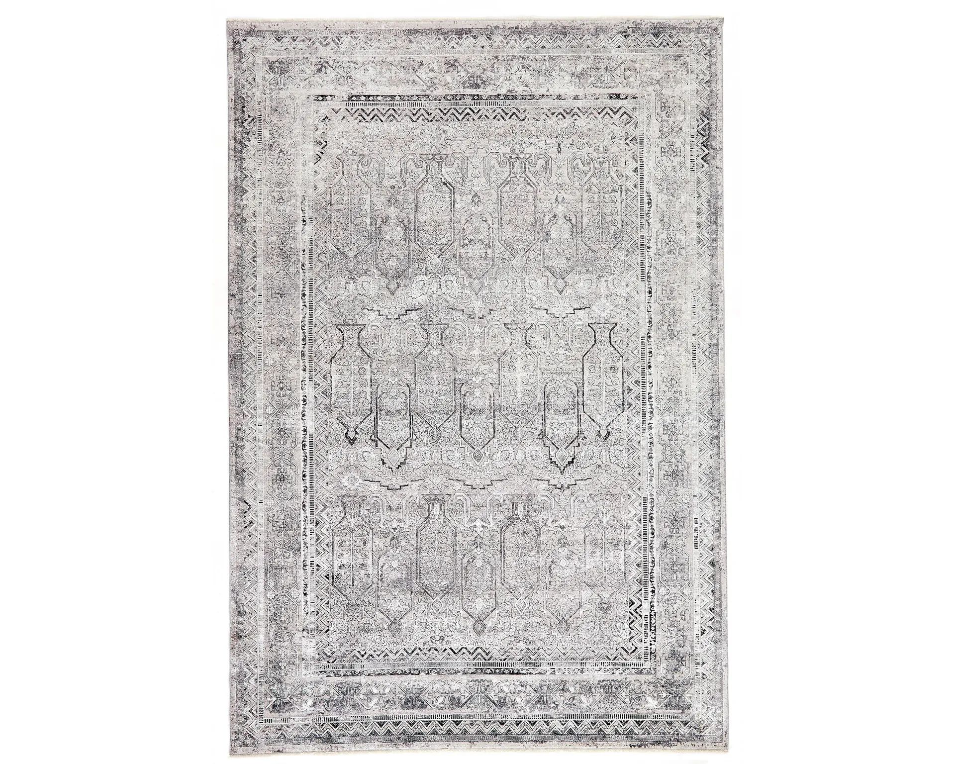 Rezas orientalisk x Abstract matta grå 240 x 300 cm