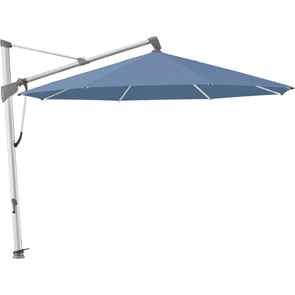 Glatz, Sombrano S+ frihängande parasoll 400 cm anodizerad alu Kat.4 418 Cobalt