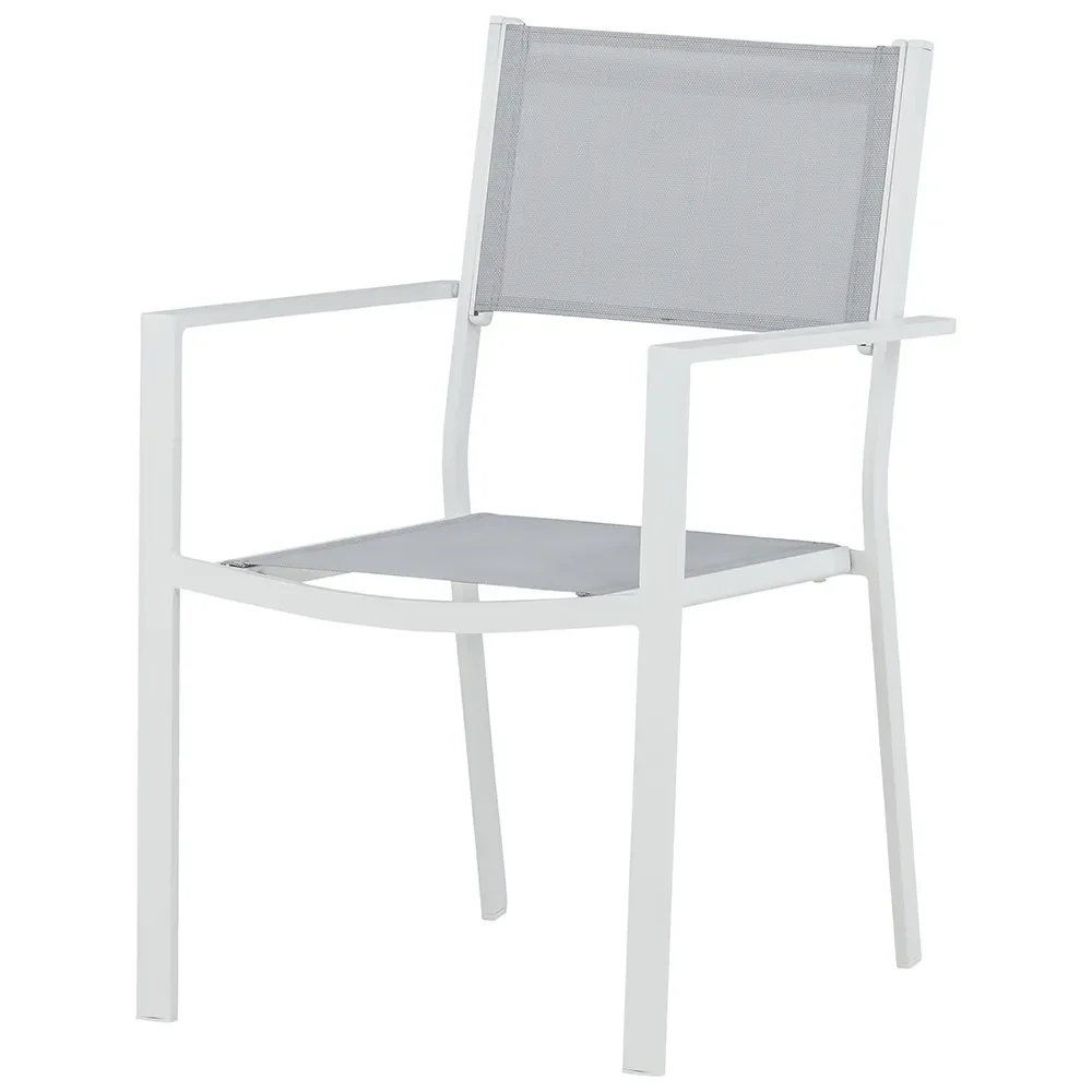 Venture Design, Copacabana Matstol Vit/Grå 2-pack