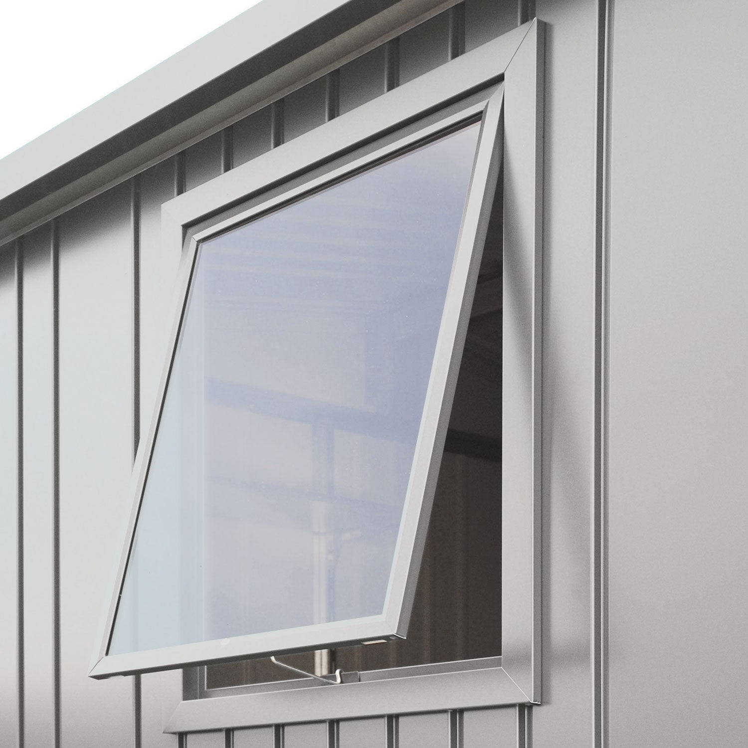 Biohort, Europa fönsterenhet Trädgårdsskjul metallic silver Biohort