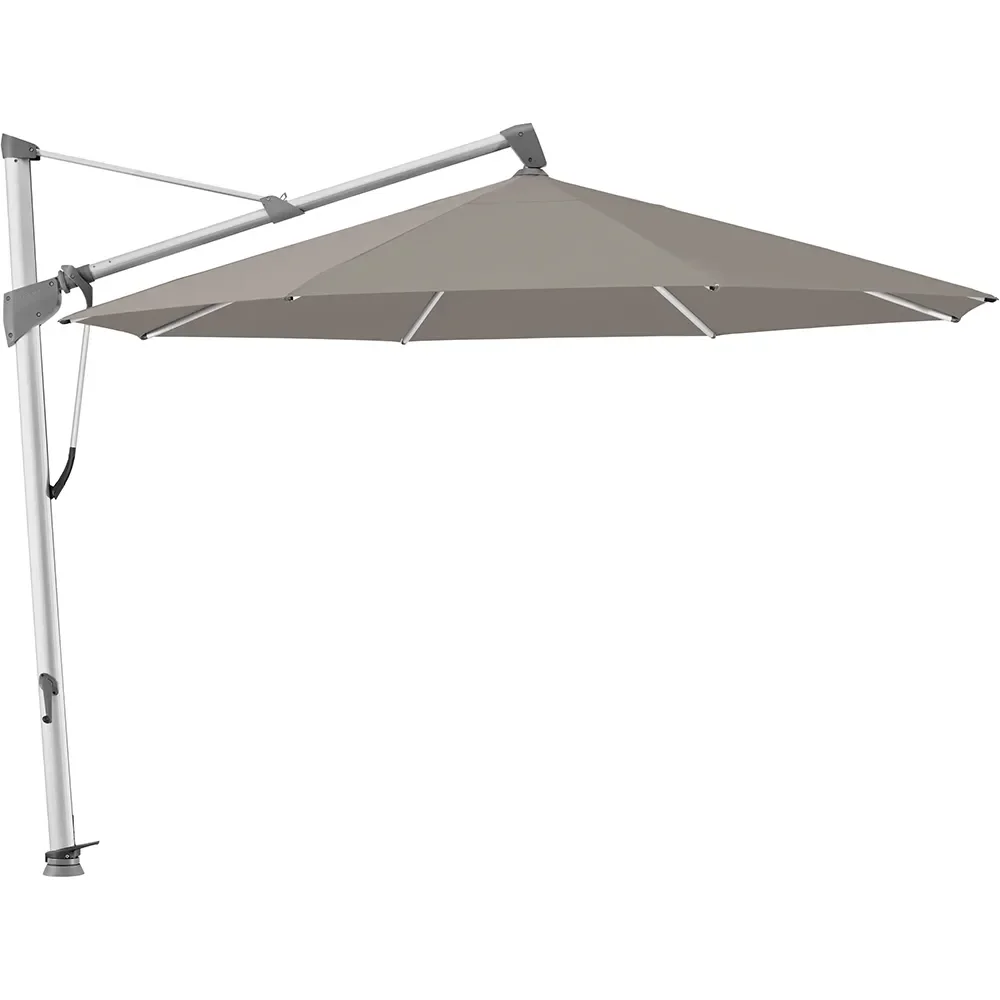 Glatz, Sombrano S+ frihängande parasoll 400 cm anodizerad alu Kat.4 461 Taupe