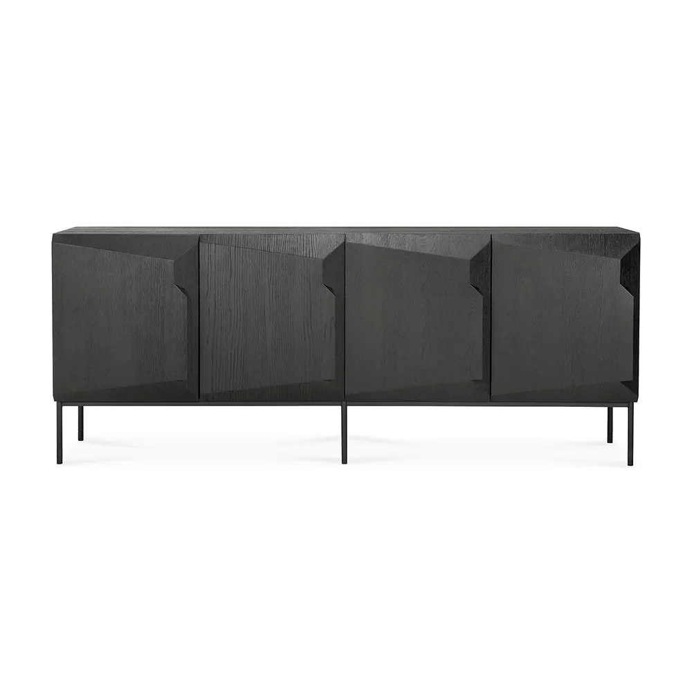 Ethnicraft, Stairs Skänk 46x200 cm Svart ek
