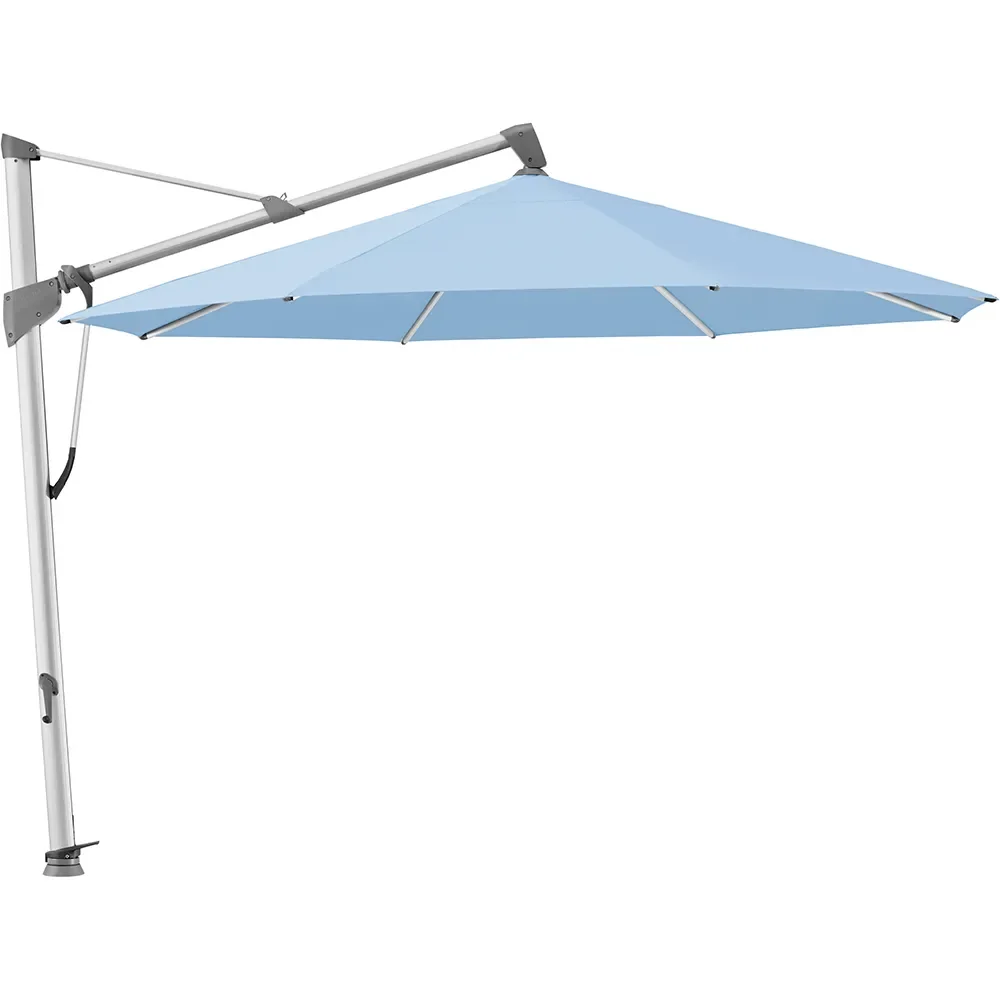 Glatz, Sombrano S+ frihängande parasoll 400 cm anodizerad alu Kat.5 515 Cloud