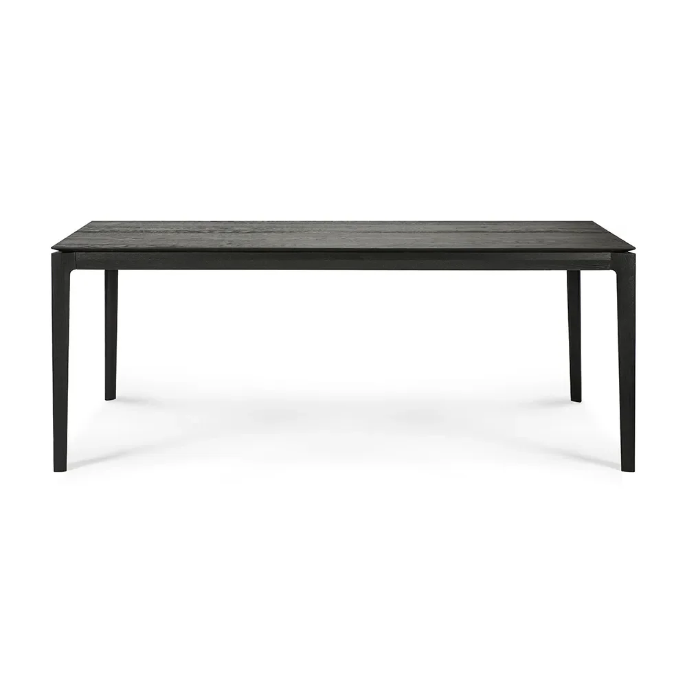Ethnicraft, Bok Matbord 95x200 cm Svartlackad ek