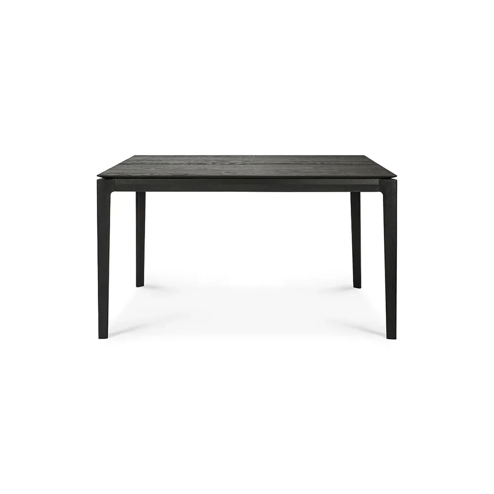 Ethnicraft, Bok Matbord 90x140-220 cm Svartlackad ek