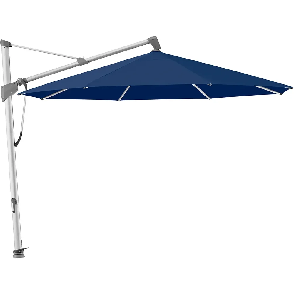 Glatz, Sombrano S+ frihängande parasoll 350 cm anodizerad alu  Kat.5 530 Atlantic