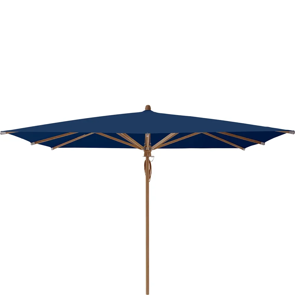 Glatz, Teakwood parasoll 330x330 cm Kat.5 530 Atlantic