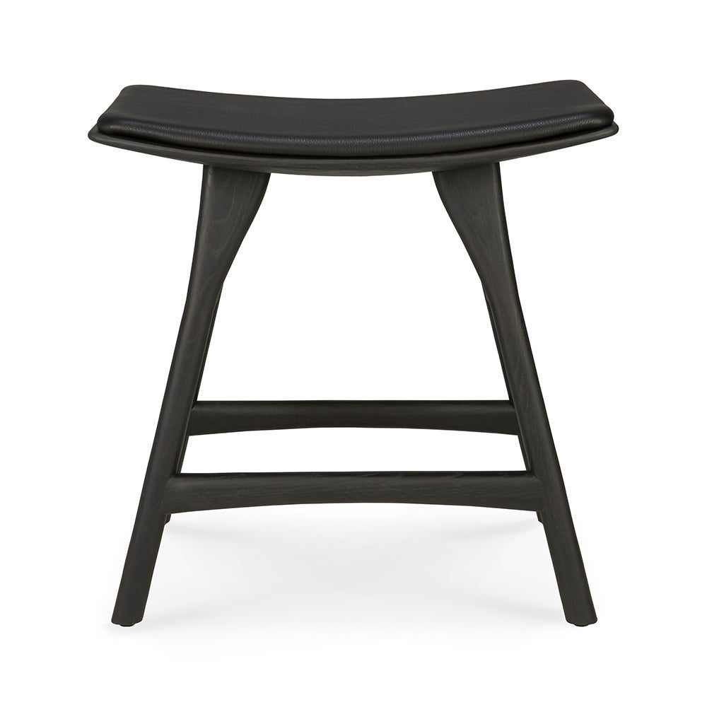 Ethnicraft, Osso Pall Svartlackad ek/Black leather