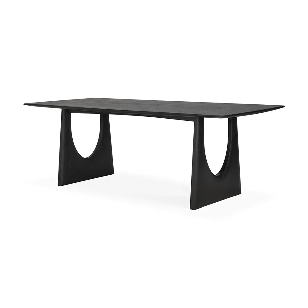 Ethnicraft, Geometric Matbord 100x220 cm Svart ek