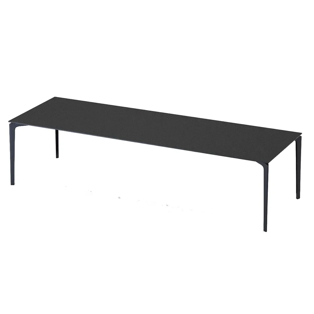Fast, Allsize Matbord 301x101 cm SPECKL. Dark Blue / Speckled Anthracite