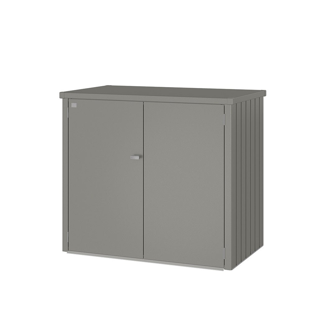 Biohort, Wheelie bin box Alex Duo metallic quartz grey
