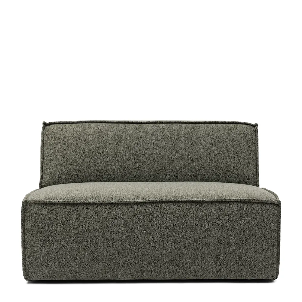 Riviera Maison, The Jagger Mittmodul 125 cm boucle pale green