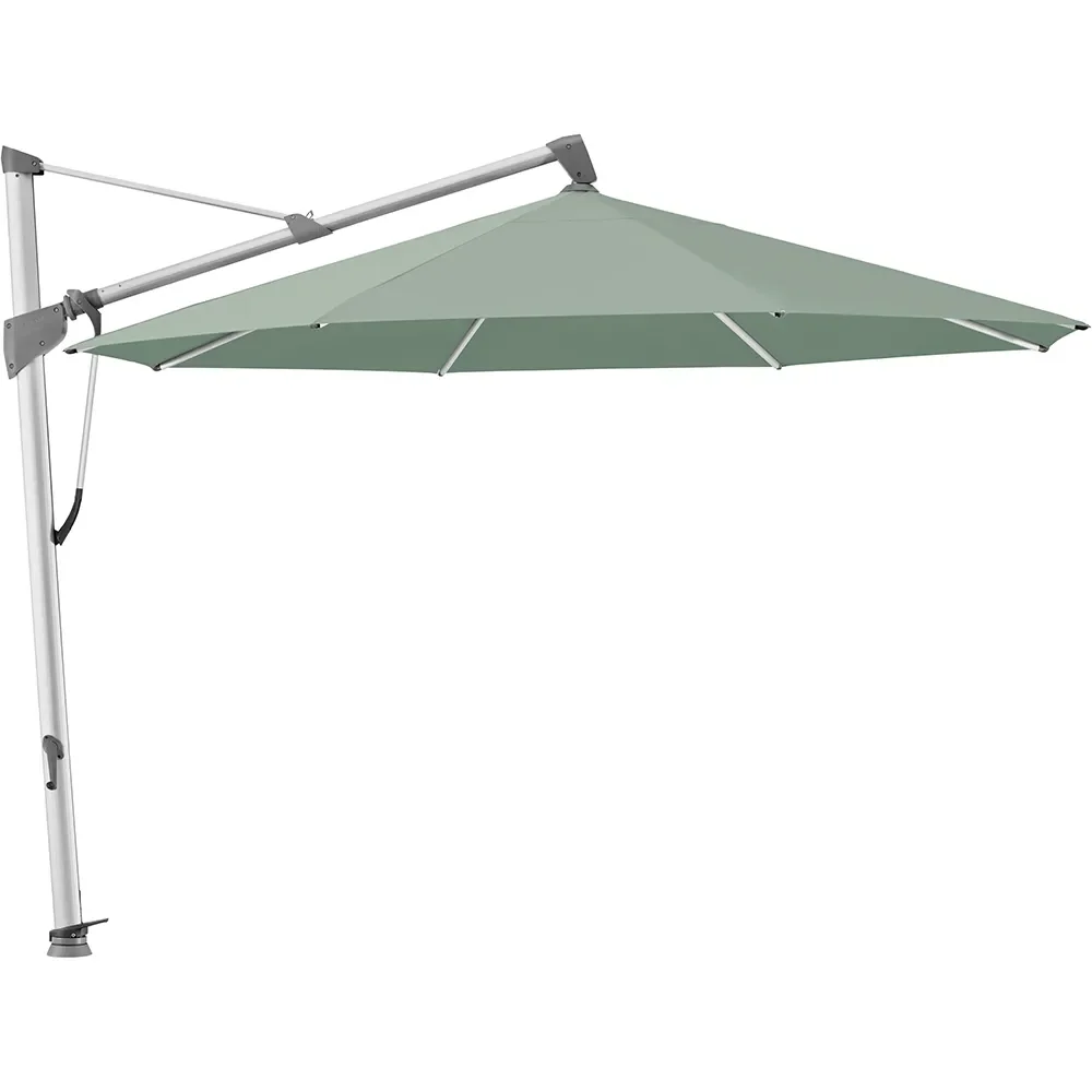 Glatz, Sombrano S+ frihängande parasoll 400 cm anodizerad alu Kat.5 588 Olive