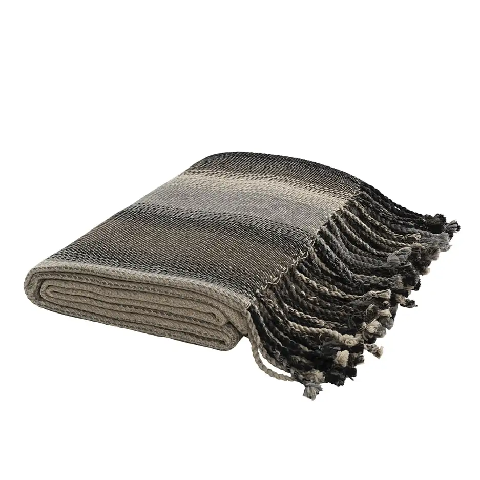 Artwood, Pläd Adonis 240x250cm Stripe brown