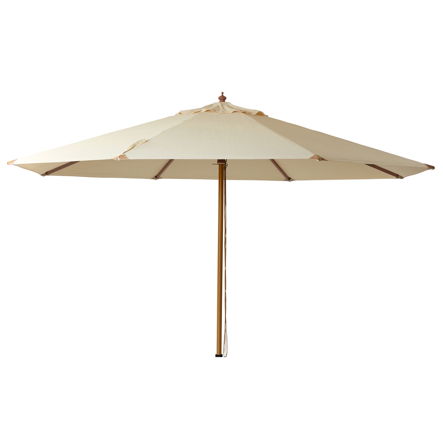 Cinas, Lizzano parasoll 400 cm trästomme offvit