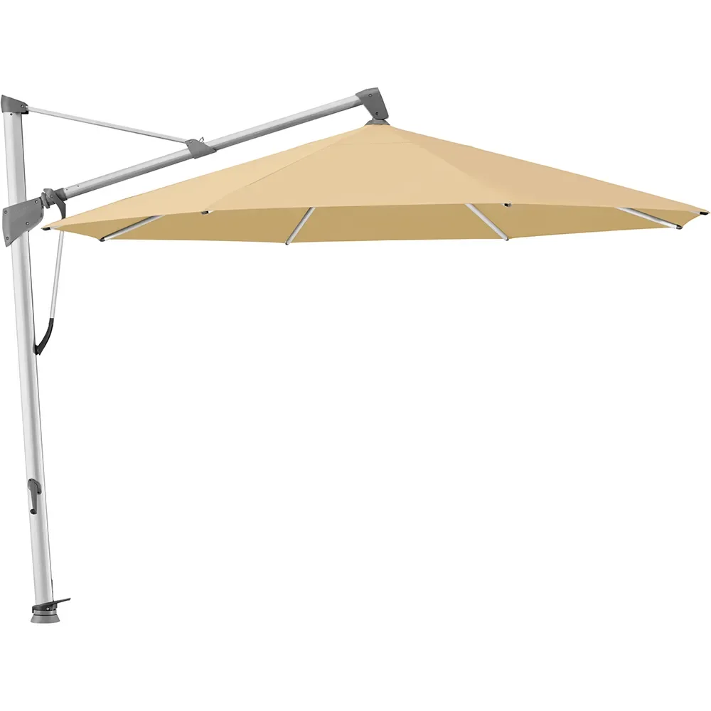 Glatz, Sombrano S+ frihängande parasoll 400 cm anodizerad alu Kat.5 604 Cereal