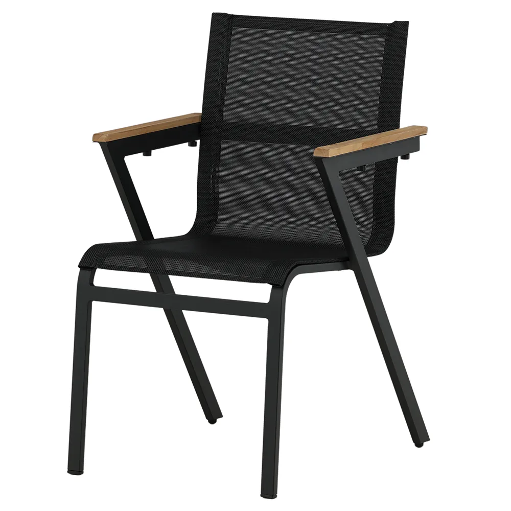 Venture Design, Mexico Matstol Svart 6-pack