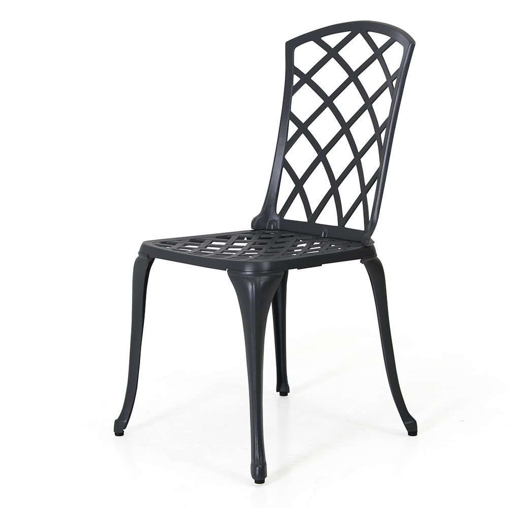 Brafab, Arras matstol antracit aluminium