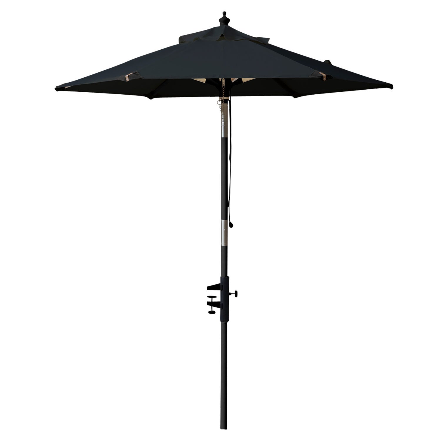 Cinas, Balkongparasoll 180 cm svart
