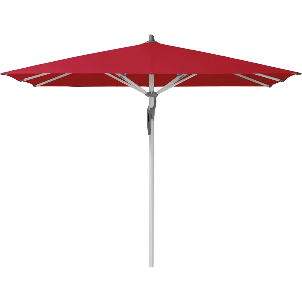 Glatz, Fortero 250x250 cm parasoll alu Cat.5 646 Rubino