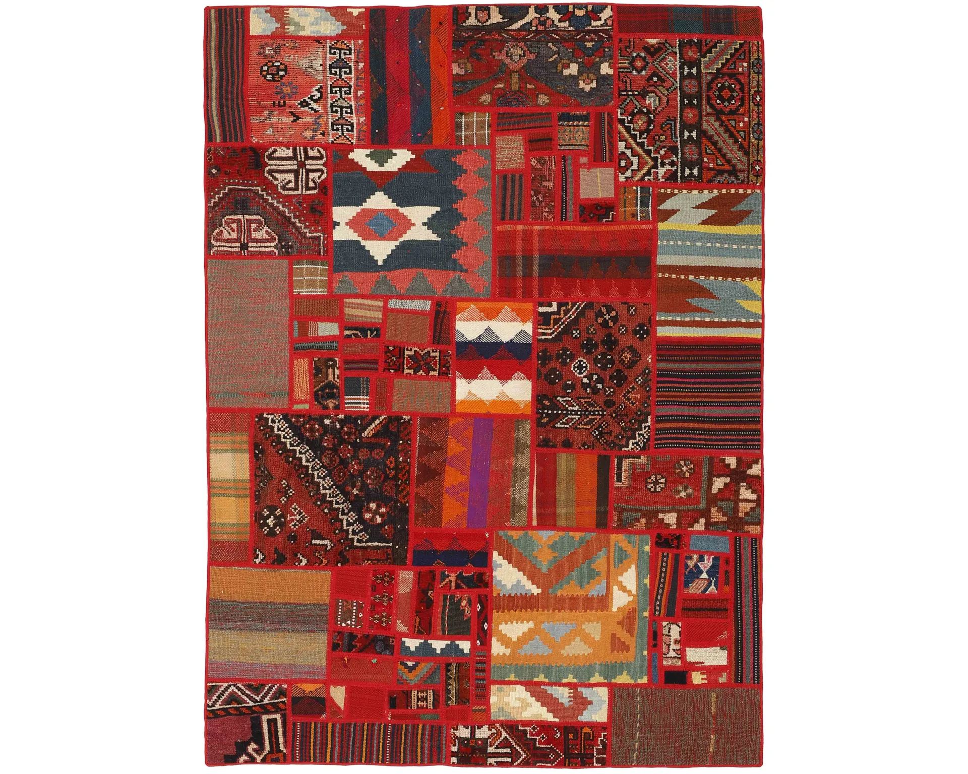 Rezas orientalisk x Tekkeh Kelim matta 140 x 200 cm