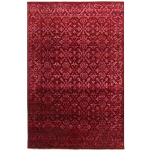 Rezas orientalisk x Damask matta röd 197 x 297 cm