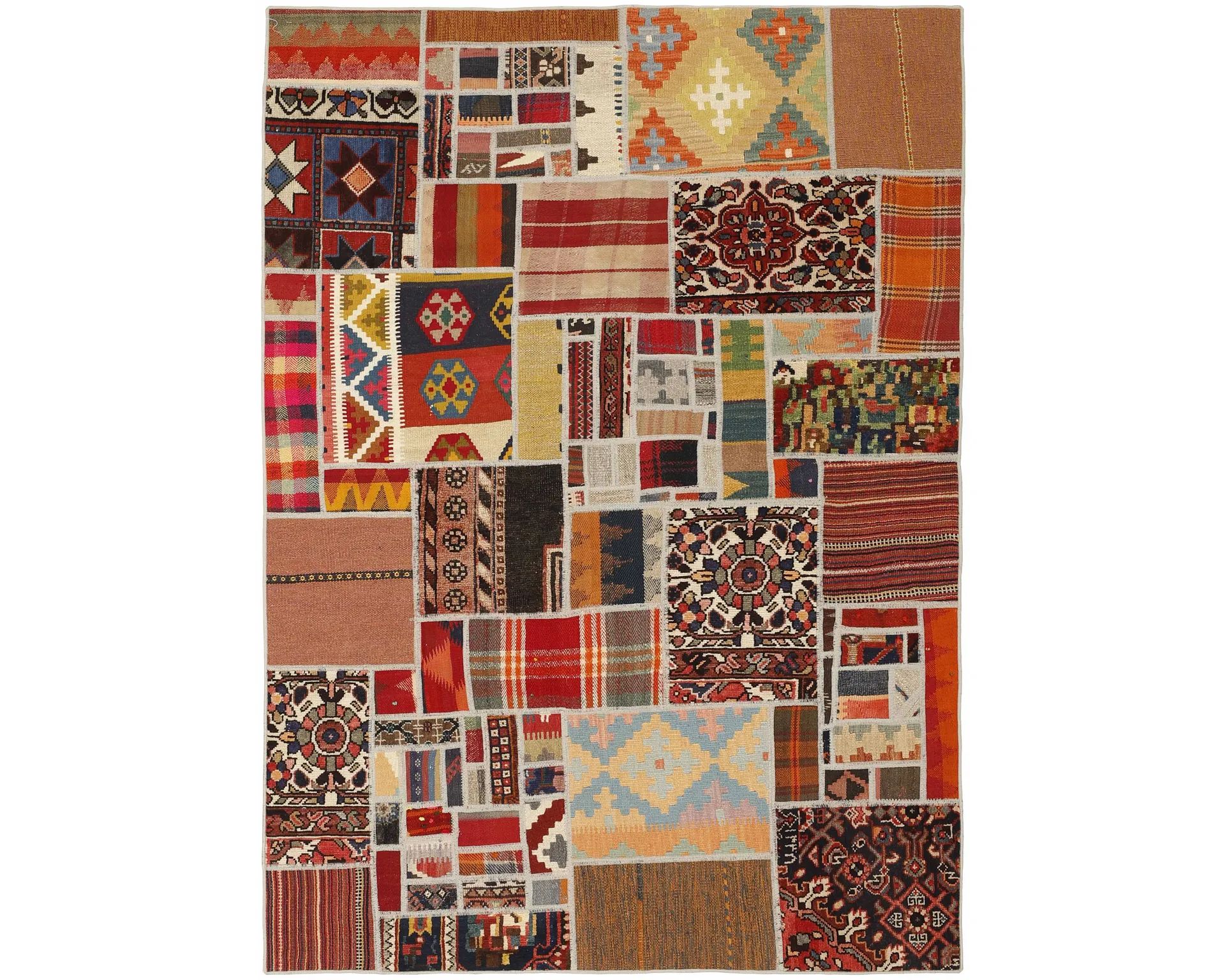 Rezas orientalisk x Tekkeh Kelim matta 140 x 200 cm