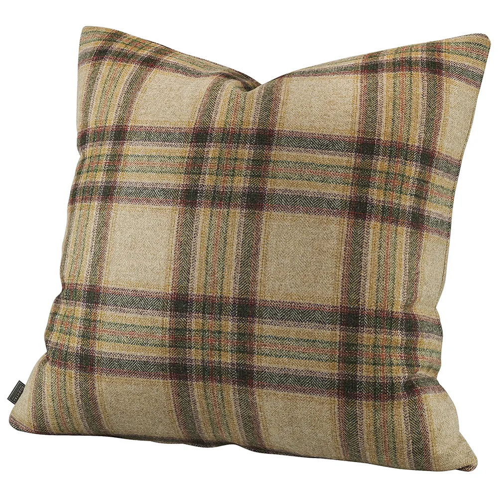 Artwood, Glensdale Check Olive kuddfodral 60x40 cm