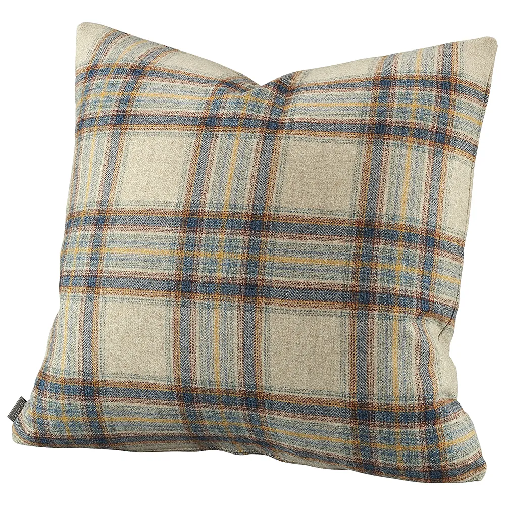Artwood, Glensdale Check Denim kuddfodral 60x40 cm