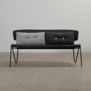 Neil David F1 2-sits soffa grå