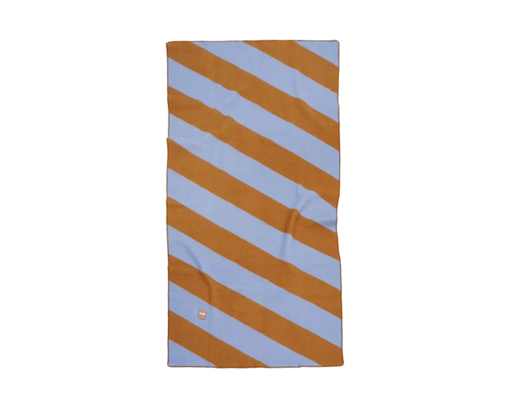 Brita Sweden Minola filt 130 x 260 cm brun / blå