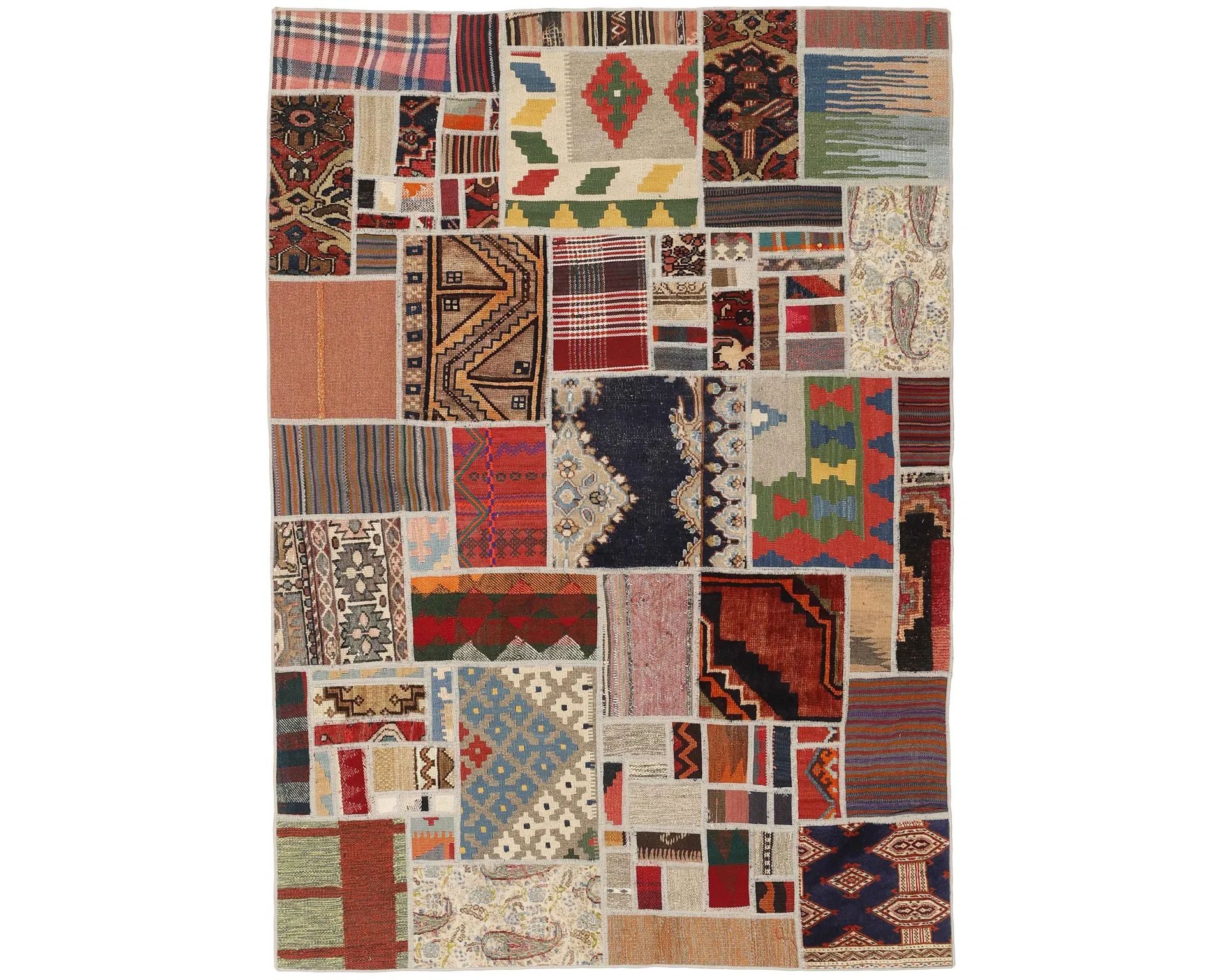 Rezas orientalisk x Tekkeh Kelim matta 140 x 200 cm