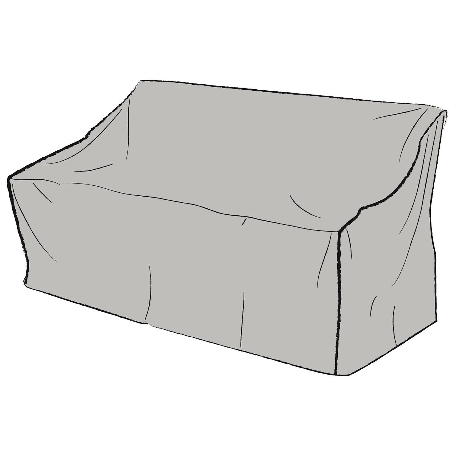 Brafab, Möbelskydd soffa 99x195 cm grå polyester