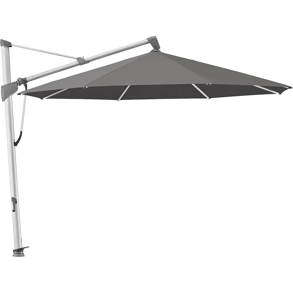Glatz, Sombrano S+ frihängande parasoll 400 cm anodizerad alu Kat.5 807 Lava