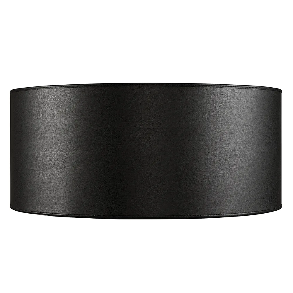 Artwood, Lampskärm Cylinder Large Leather Black