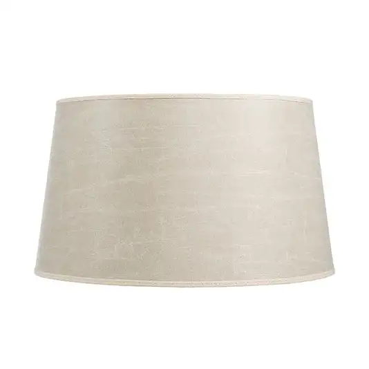 Artwood, Lampskärm Classic Xxl Low Leather Cream