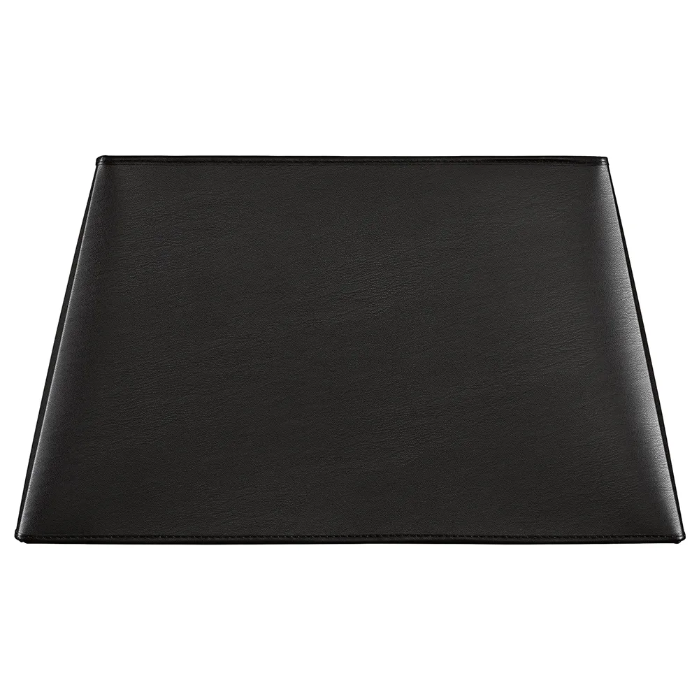 Artwood, Lampskärm rektangulär L Black Leather