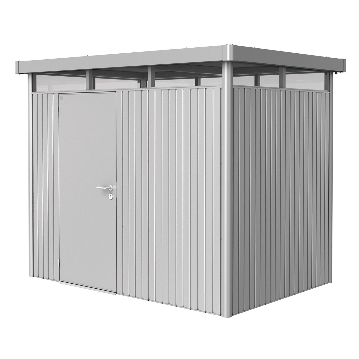 Biohort, Highline Trädgårdsskjul storlek h2 metallic silver Biohort