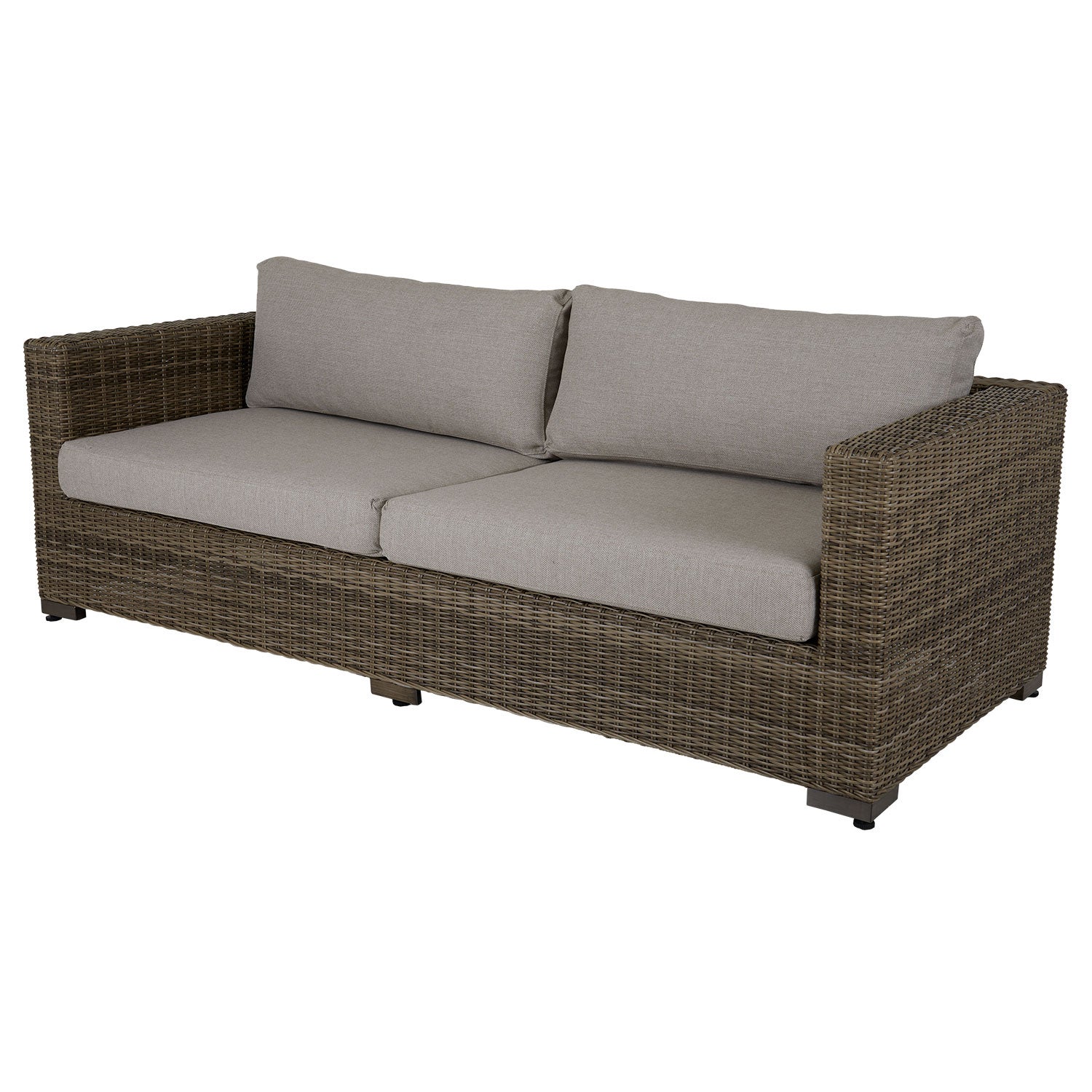 Brafab, Ninja 3-sits soffa rustik konstrotting inkl vattenavisande dynor