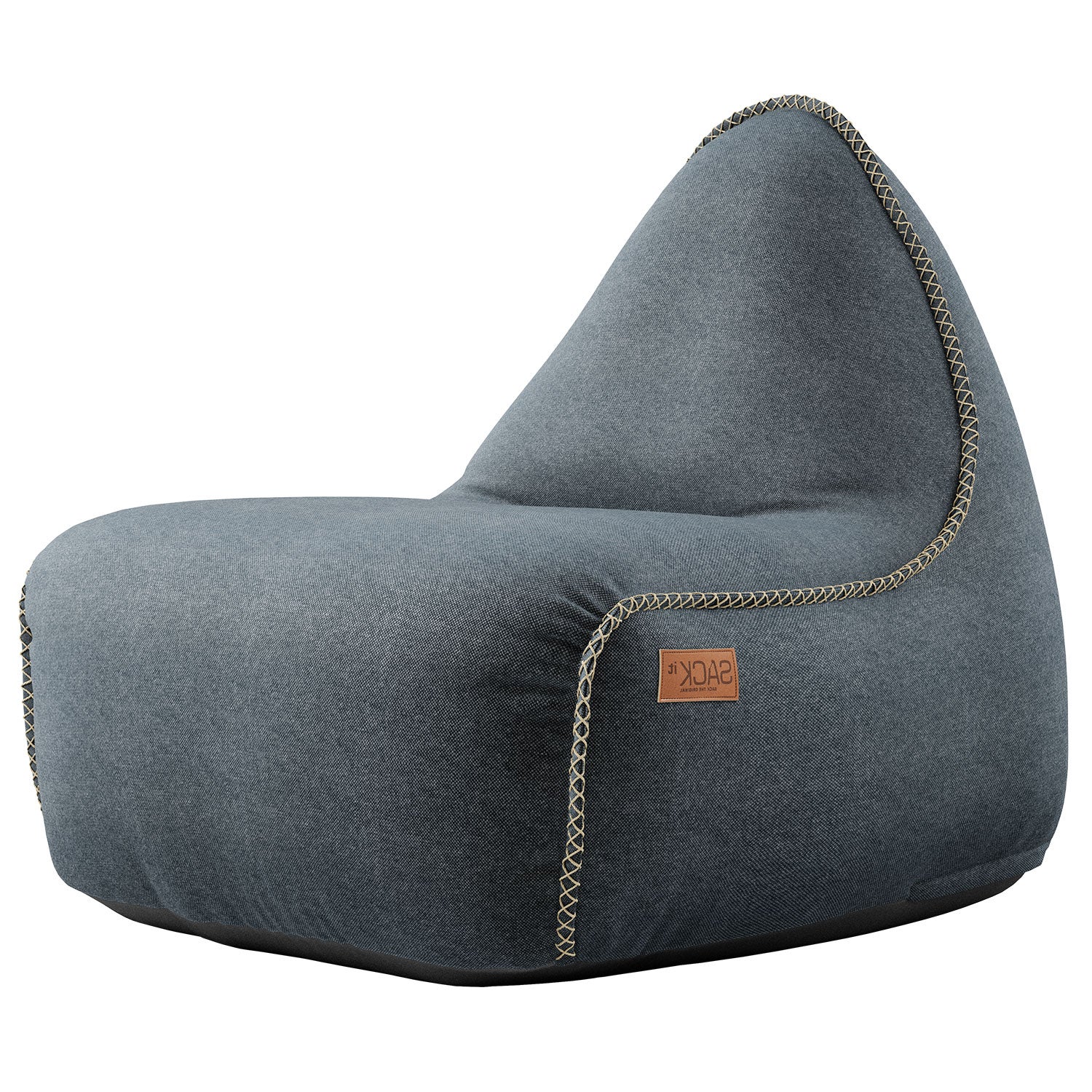 Sackit, Canvas loungefåtölj blå/grön