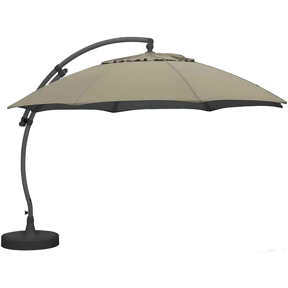 Brafab, Easy sun hängparasoll 375 cm antracit/sand