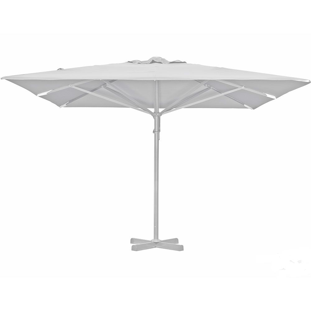 Brafab, Paris aluminiumparasoll 400x400 cm / vit