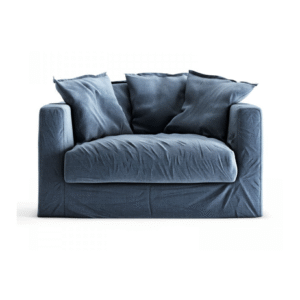 Decotique Le Grand Air Loveseat klädsel blå
