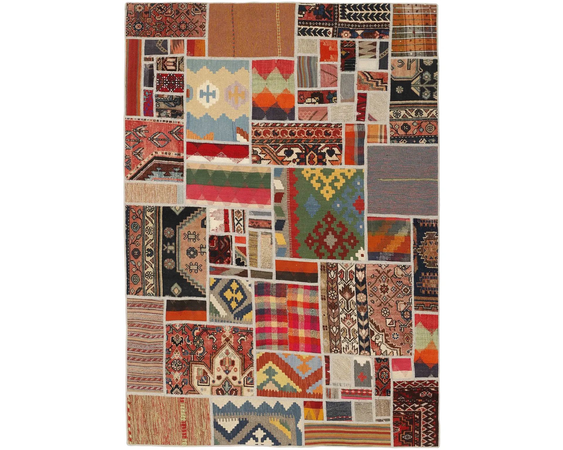 Rezas orientalisk x Tekkeh Kelim matta 140 x 200 cm
